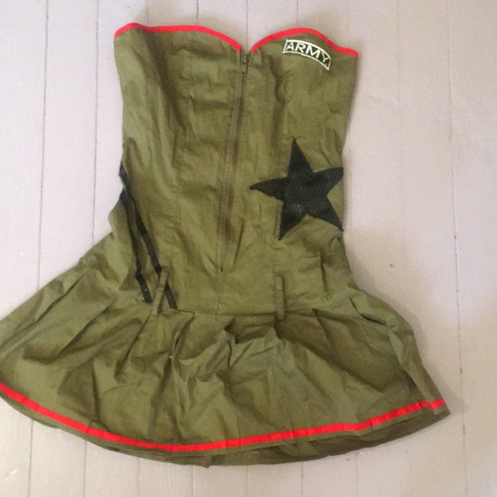 Army mini dress costume